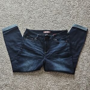 Makers Dark Denim Cropped Capris, Size 29